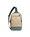 กระเป๋าคาดอก COACH CH059 GRAHAM PACK IN COLORBLOCK SIGNATURE CANVAS (QBVF5)