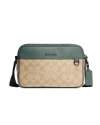 กระเป๋าสะพายข้าง COACH CH062 GRAHAM CROSSBODY IN COLORBLOCK SIGNATURE CANVAS  (QBVF5)