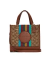 กระเป๋าสะพายข้าง COACH DEMPSEY TOTE 22 IN SIGNATURE JACQUARD WITH STRIPE AND COACH PATCH (IMT1O)