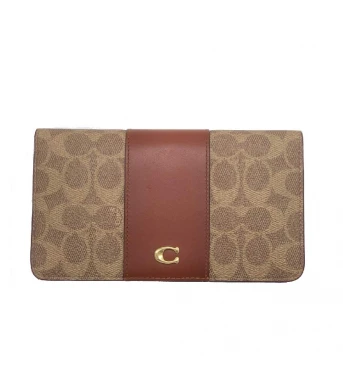 กระเป๋าสตางค์ SLIM WALLET IN SIGNATURE CANVAS  (B4NQ4)