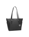 กระเป๋าสะพายไหล่ Michael Kors 35T0SCFT3B CHARLOTTE TOTE IN SIGNATURE CANVAS  (BLACK)