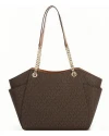 กระเป๋าสะพายไหล่ Michael Kors 35F1GTVT3B JET SET LARGE LOGO SHOULDER BAG  (BROWN)