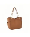 กระเป๋าสะพายไหล่ Michael Kors 35F1GTVT3L JET SET TRAVELCHAIN SHOULDER TOTE BAG  (LUGGAGE)