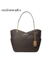 กระเป๋าสะพายไหล่ Michael Kors 35F1GTVT3B JET SET LARGE LOGO SHOULDER BAG  (BROWN)