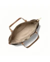 กระเป๋าสะพายไหล่ Michael Kors 35T0GCFT3B CHARLOTTE LARGE TOP ZIP TOTE BAG   (BROWN)