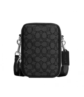 กระเป๋าสะพายข้าง COACH CH097 STANTON CROSSBODY IN SIGNATURE JACQUARD (SVO1U)