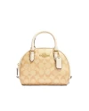 กระเป๋าสะพายข้าง COACH CA591 SYDNEY SATCHEL IN SIGNATURE CANVAS (IMDQC)