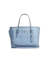 กระเป๋าสะพายข้าง COACH CH228 MOLLIE TOTE 25 IN SIGNATURE CHAMBRAY (SVM6A)