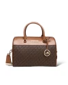 กระเป๋าสะพายข้าง Michael Kors 35S2GTFU2B MICHAEL KORS JET SET TRAVEL MEDIUM DUFFLE SATCHEL SHOULDER CROSSBODY BAG  (BROWN )