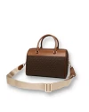 กระเป๋าสะพายข้าง Michael Kors 35S2GTFU2B MICHAEL KORS JET SET TRAVEL MEDIUM DUFFLE SATCHEL SHOULDER CROSSBODY BAG  (BROWN )