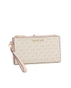 กระเป๋าคล้องมือ Michael Kors 35F8GTVW0L Jet Set Travel Double-Zip Wristlet  (PWDBLSHMLT)