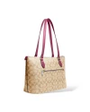 กระเป๋าสะพายไหล่ COACH CH504 GALLERY TOTE IN SIGNATURE CANVAS (SVVSR)