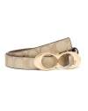 เข็มขัด COACH CA516 SIGNATURE BUCKLE BELT (IMBDXL)