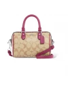 กระเป๋าสะพายข้าง COACH CH469 MINI ROWAN CROSSBODY IN SIGNATURE CANVAS (SVVSR)