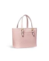 กระเป๋าสะพายข้าง MICHAEL KORS 35T9GTVT0B JET SET TRAVEL XS ZIP CROSSBODY TOTE BAG  (DKPWDRBLSH)