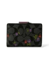กระเป๋าสตางค์ COACH CM986 MEDIUM CORNER ZIP WALLET IN SIGNATURE CANVAS WITH COUNTRY FLORAL PRINT (SVW6M)
