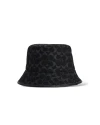 หมวกผู้หญิง COACH CP763  Signature Denim Bucket Hat (BLKML)