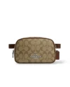 กระเป๋าคาดอก คาดเอว COACH CR137 PACE BELT BAG IN SIGNATURE CANVAS (SVWQ3)