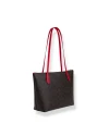 กระเป๋าสะพายข้าง COACH CX611 FIONA ZIP TOTE BAG IN SIGNATURE CANVAS (IMXD0)