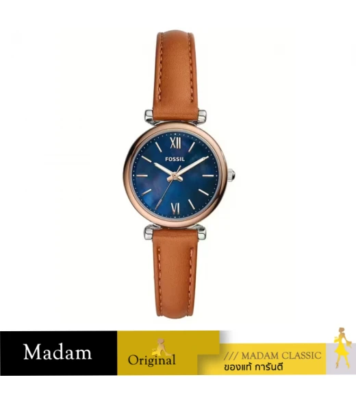 นาฬิกา FOSSIL Grant Men's Watch, 44 mm Case Size, Quartz Chronograph Movement, Genuine Leather Strap  