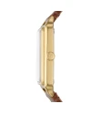 Fossil นาฬิกาข้อมือผู้หญิง รุ่น ES5307,สาย Leather, สีน้ำตาล 