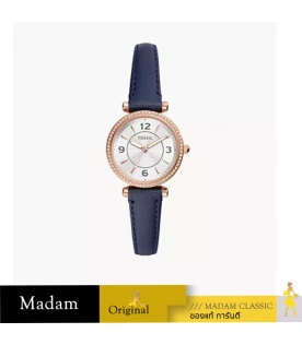นาฬิกา Fossil Women's Analog Silver Dial Brown Leather Band Watch - ES5295  