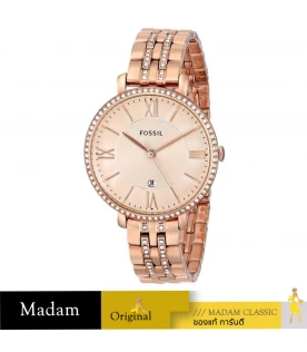 นาฬิกา Fossil Jacqueline Analog Rose Gold Dial and Band Women's Stainless Steel Watch-ES3546  