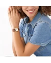 นาฬิกา Fossil Harwell Analog White Dial Women's Watch-Es5264 - Leather  