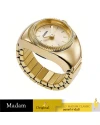 นาฬิกา Fossil Watch Ring Gold dial ES5246 for Women, Analog, Stainless Steel, Gold Strap  