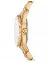 นาฬิกา Michael Kors Women's watch, model MK4842, stainless steel strap, gold color