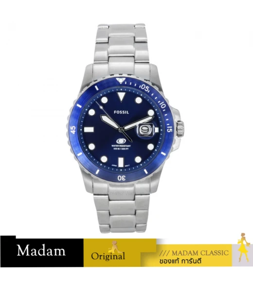 นาฬิกา FOSSIL  FS6029 Blue Dive Men's Watch 42 mm  