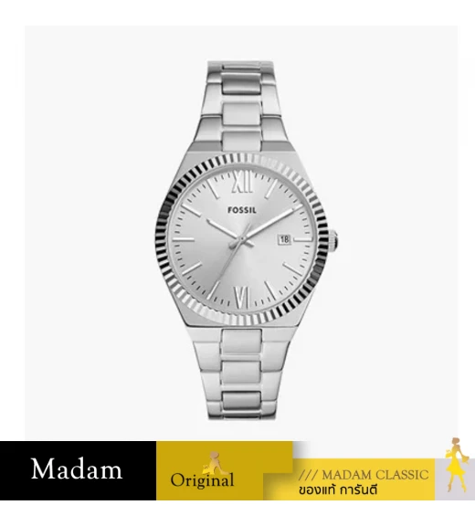 นาฬิกา Fossil Stainless Steel Analog Silver Dial Women's Watch-Es5300, Band_Gray  