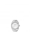นาฬิกา Fossil Ring Watch Analog White Dial Silver Band Women's Stainless Steel Watch-ES5245  