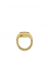 นาฬิกา Fossil Watch Ring Gold dial ES5246 for Women, Analog, Stainless Steel, Gold Strap  