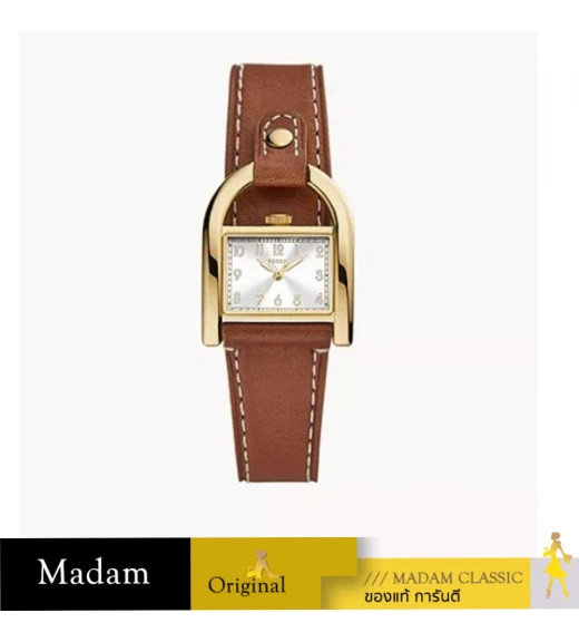 นาฬิกา Fossil Harwell Analog White Dial Women's Watch-Es5264 - Leather  