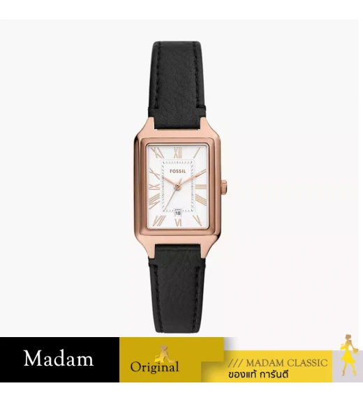 นาฬิกา Fossil Analog White Dial Women's Watch-Es5310 - Leather  