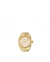 นาฬิกา Fossil Watch Ring Gold dial ES5246 for Women, Analog, Stainless Steel, Gold Strap  