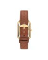 Fossil นาฬิกาข้อมือผู้หญิง รุ่น ES5307,สาย Leather, สีน้ำตาล 