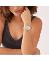 นาฬิกา Fossil Women Stainless Steel Neutra Analog Mother of Pearl Dial Watch-Es5279, Band Color-Multicolor  