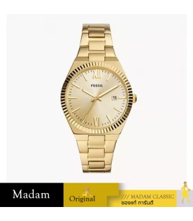 นาฬิกา Fossil Analog Gold Dial Women's Stainless Steel Watch-ES5299  