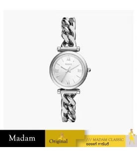 นาฬิกา Fossil Carlie Analog Women Silver Quartz Stainless Steel Watch ES5331  
