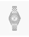 นาฬิกา Michael Kors Harlowe Quartz Watch, Silver Dial, Silver Stainless Steel Strap for Women - MK4708