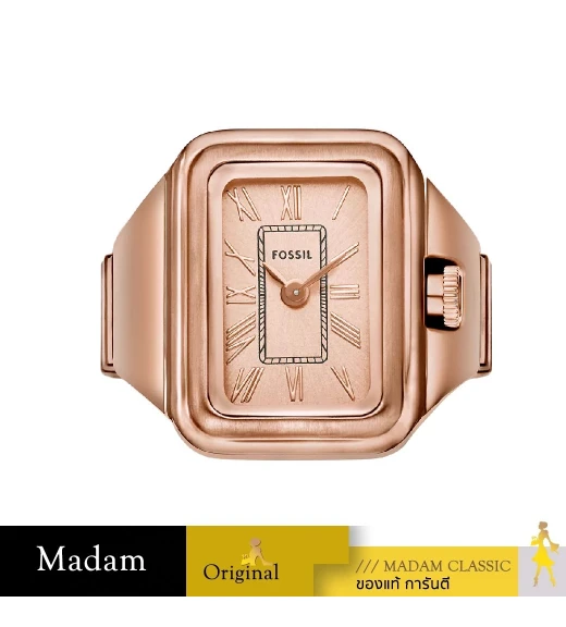 นาฬิกา Fossil Stainless Steel Womens Raquel Analog Watch Ring Rose Gold Es5345, Band Colo r: Rose Gold