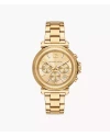 นาฬิกา Michael Kors Stainless Steel Analog Gold Dial Women's Watch-Mk7493