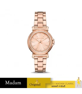 นาฬิกา Michael Kors Maren Three-Hand Rose Gold-Tone Stainless Steel Watch 