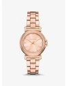 นาฬิกา Michael Kors Maren Three-Hand Rose Gold-Tone Stainless Steel Watch 