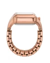 นาฬิกา Fossil Stainless Steel Womens Raquel Analog Watch Ring Rose Gold Es5345, Band Colo r: Rose Gold
