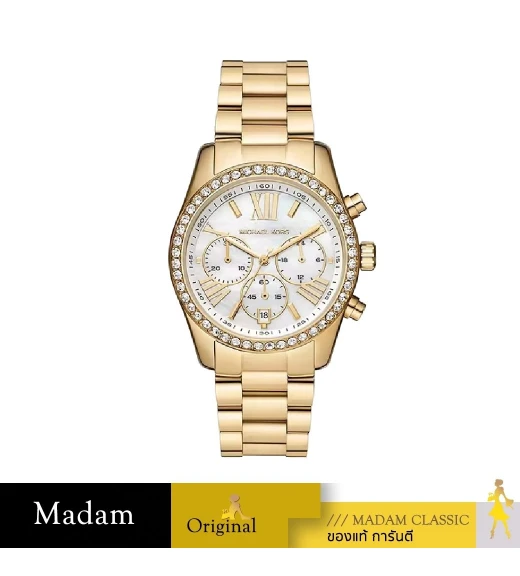 นาฬิกา Michael Kors Women's watch, model MK7241, stainless steel strap, gold color