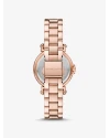 นาฬิกา Michael Kors Maren Three-Hand Rose Gold-Tone Stainless Steel Watch 