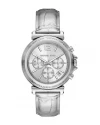 นาฬิกา Michael Kors Women's watch, model MK7509, leather strap, silver color